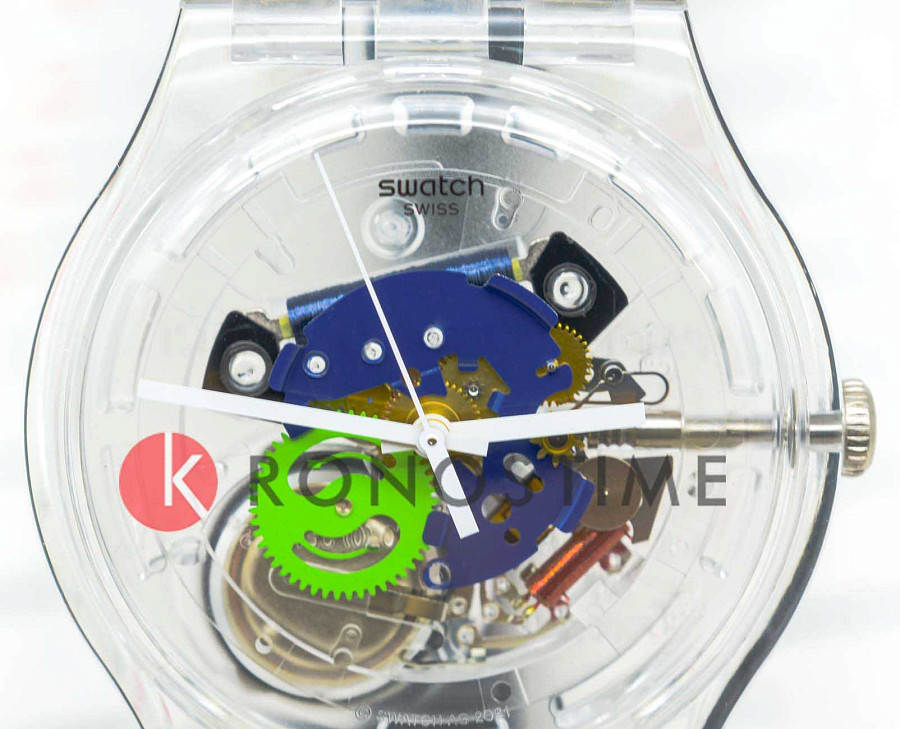 Часы Swatch New Gent Biosourced SO29K104-S06 — пластик, Швейцария