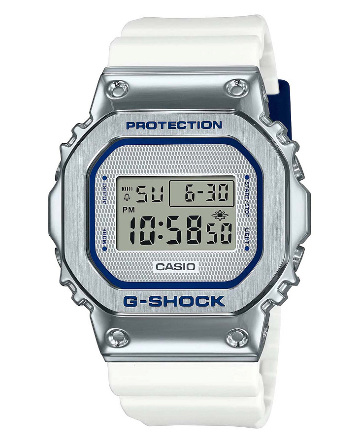 Часы Casio G-Shock GM-5600LC-7 (GM-5600LC-7) — мужские, серебристый