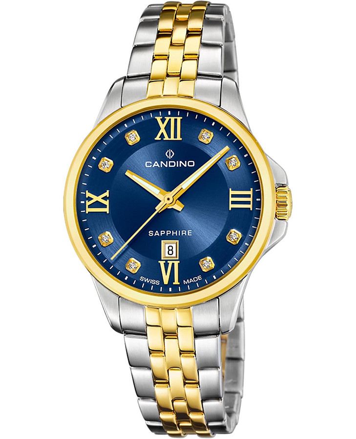 Часы Candino Lady Elegance Date C4767/3 — женские, синий