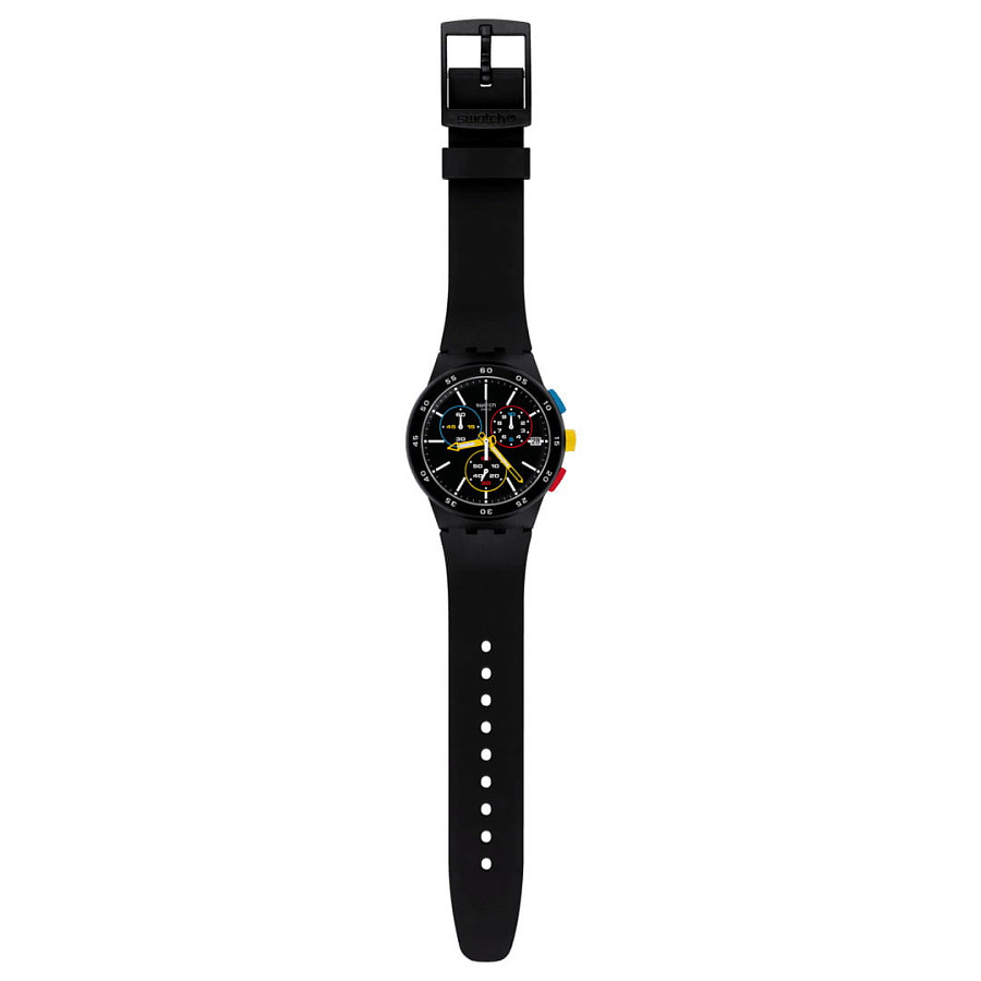 Часы Swatch Chrono 42 Standard SUSB416 — кварцевые, пластик