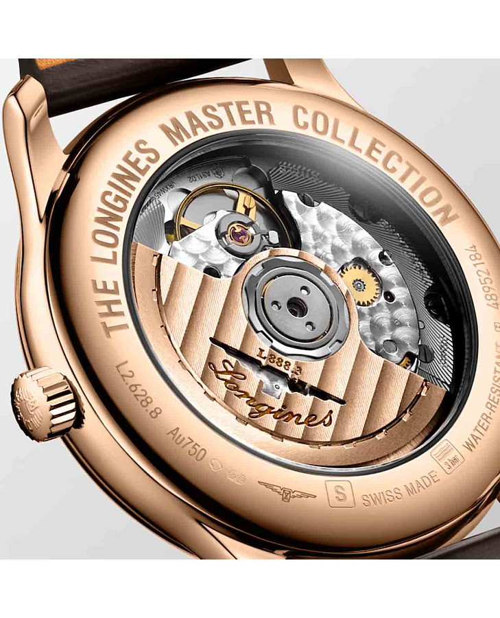 Часы Longines Master Collection L2.628.8.77.3 — мужские, кожаный