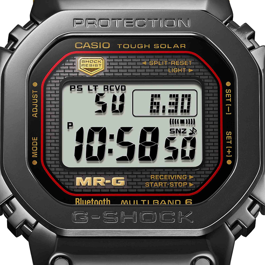 Часы Casio G-Shock MRG-B5000B-1DR (MRG-B5000B-1) — титановый, мужские