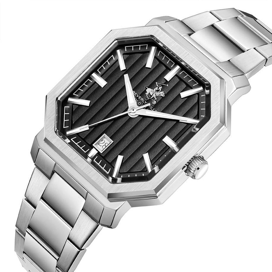 Часы Beverly Hills Polo Club BP3793X.350 — кварцевые, сталь металл