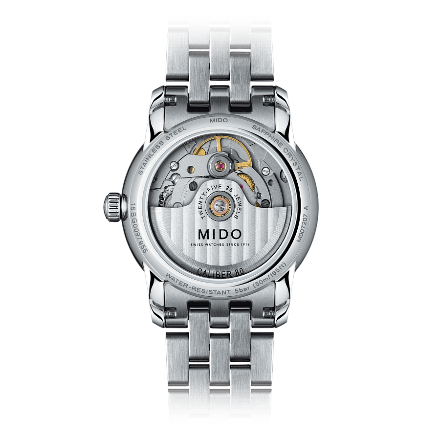 Часы Mido Baroncelli Prisma M007.207.11.116.00 — механические, сталь металл