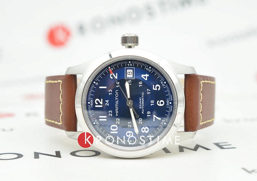 Часы Hamilton Khaki Field Auto H70455540 — механические, сталь