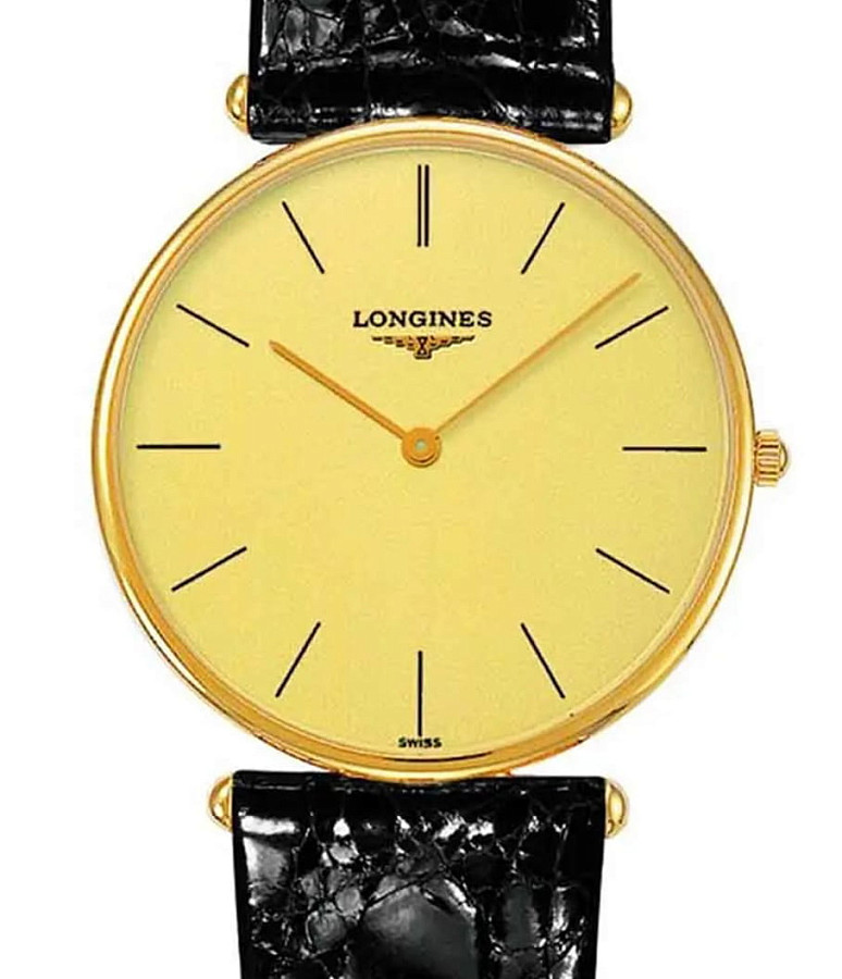 Часы Longines Agassiz L4.691.6.32.0 — кварцевые, золото