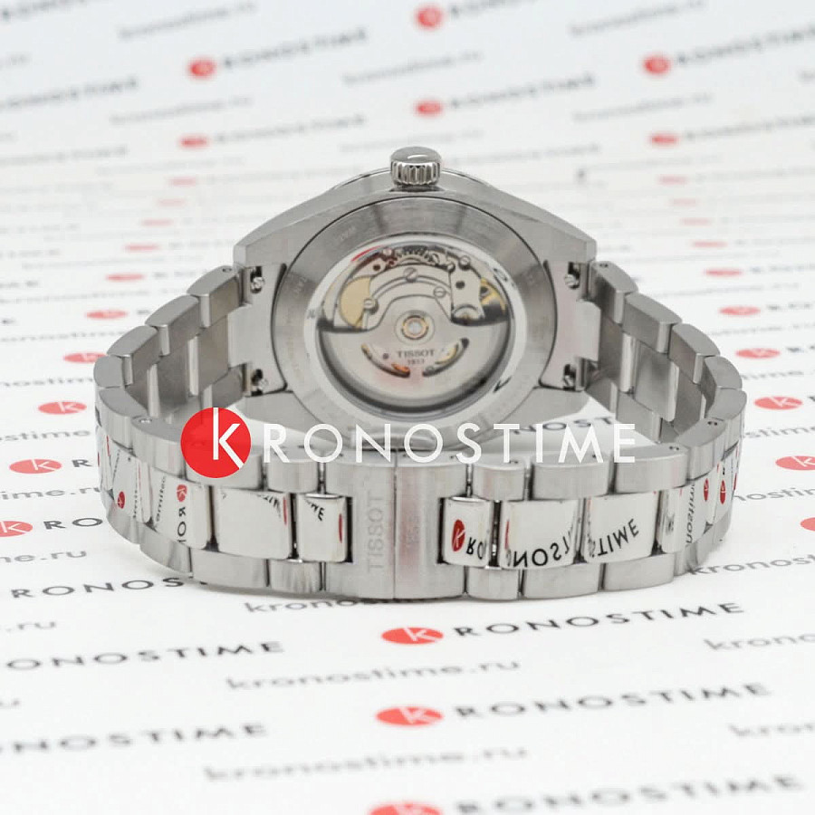 Часы Tissot Gentleman Powermatic 80 Silicium T165.807.11.051.00 — нержавеющая сталь, мужские