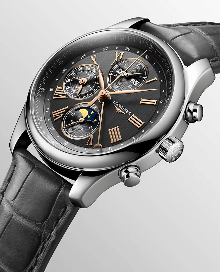 Часы Longines Master Collection L2.773.4.61.2 — мужские, кожаный