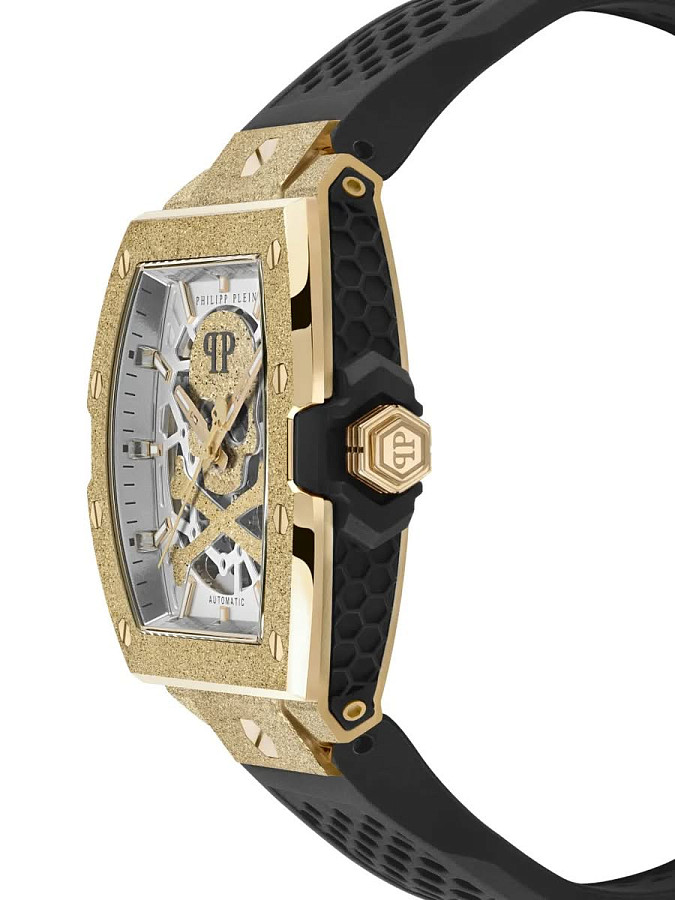 Часы Philipp Plein The Skeleton Frosted PWJFA1025 — механические, металл сталь