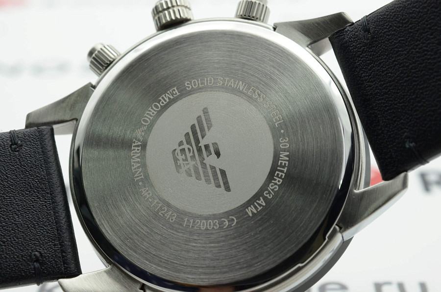 Часы Emporio Armani AR11243 — черный, сталь металл