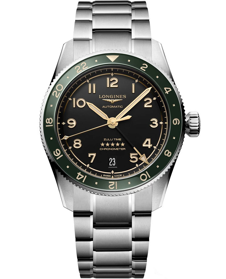 Часы Longines Spirit L3.802.4.63.6 — мужские, черный