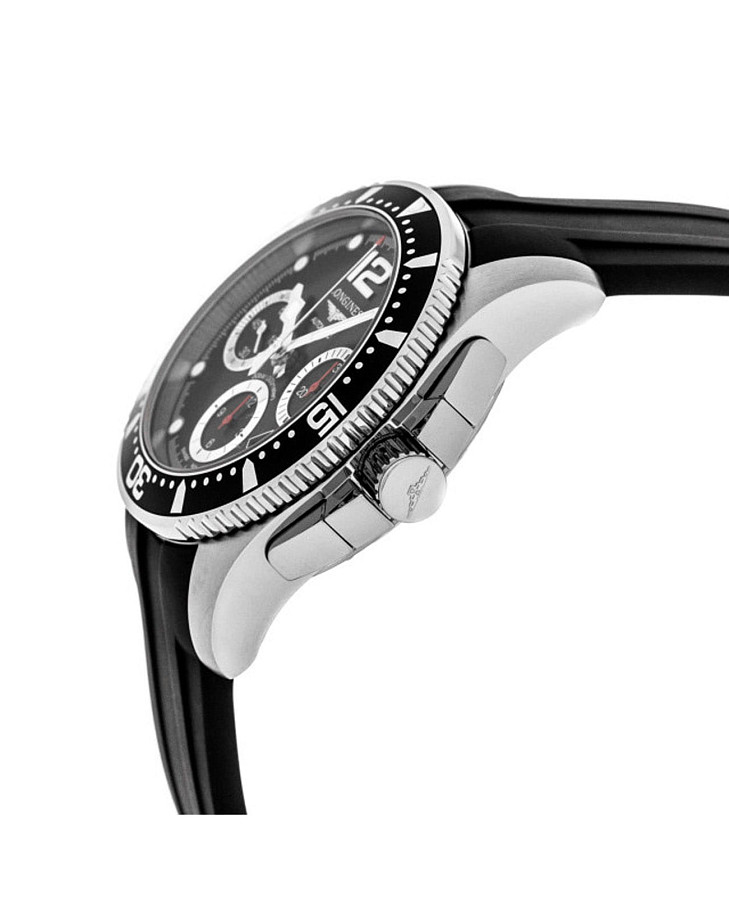 Часы Longines HydroConquest L3.744.4.56.2 — металл сталь керамика, Швейцария