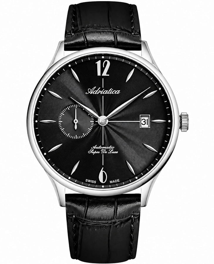 Часы Adriatica A1230.5254A — мужские, черный