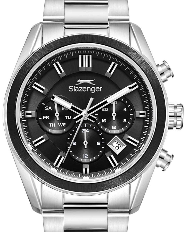 Часы Slazenger SL.09.2600.2.350 — кварцевые, металл сталь