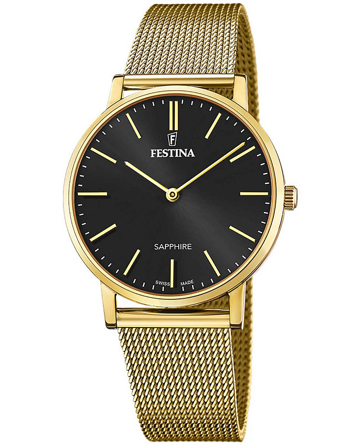 Часы Festina Swiss Made F20022/3 — мужские, черный