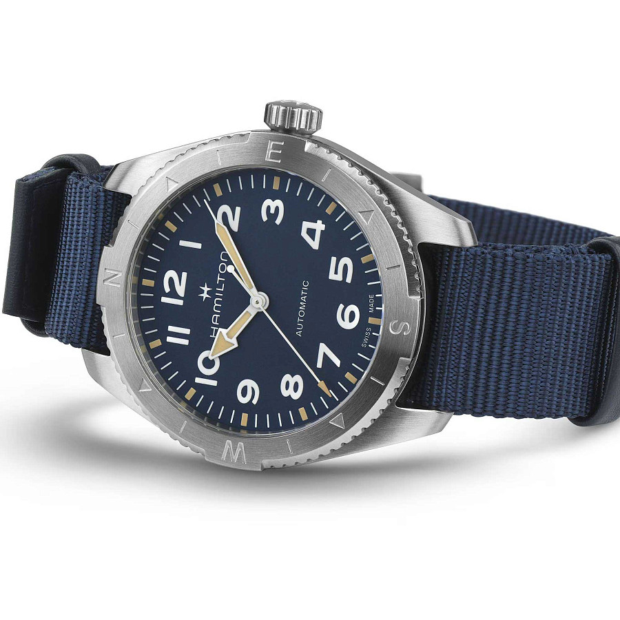 Часы Hamilton Khaki Field Expedition Auto H70315940 — тканевый, мужские