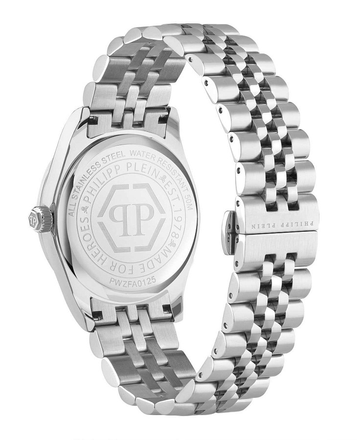 Часы Philipp Plein Plein Icon Chain PWZFA0125 — кварцевые, сталь металл