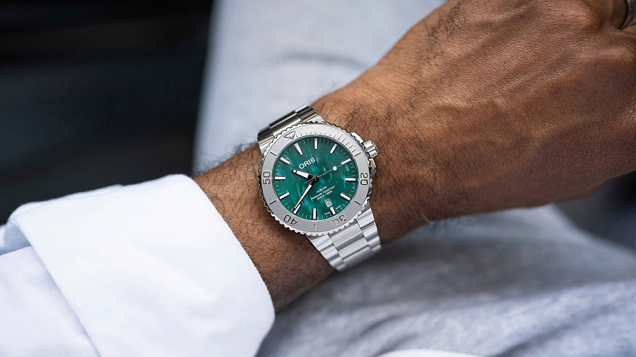 Часы Oris Aquis Oris X Bracenet 01 733 7730 4137-07 8 24 05PEB — Швейцария, механические