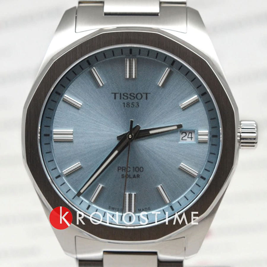 Часы Tissot PRC 100 Solar Quartz 39mm T151.422.11.351.00 — артикул T1514221135100