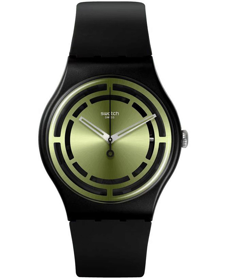 Часы Swatch New Gent Bioceramic Standard SO32B117 — мужские, голубой
