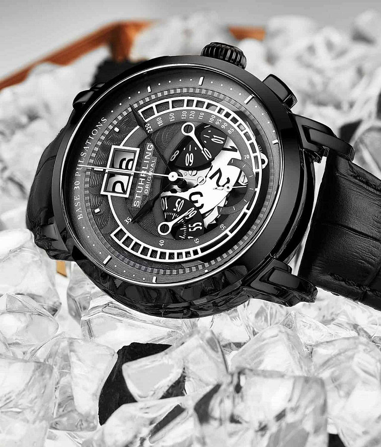 Часы Stuhrling Monaco 4013.3 — сталь металл, США