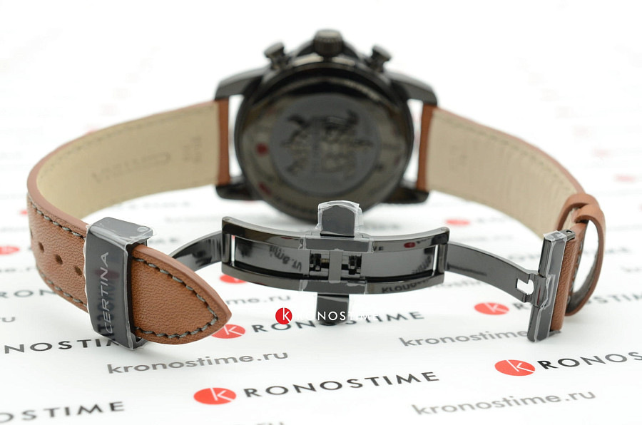 Часы Certina DS Podium Chronograph 1/10 sec C034.417.36.057.00 — черный, сталь металл
