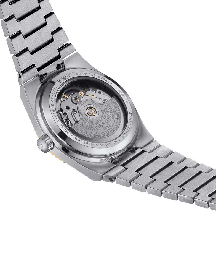 Часы Tissot PRX Powermatic 80 Steel & 18k Gold T931.207.41.031.01 — металл сталь, Швейцария