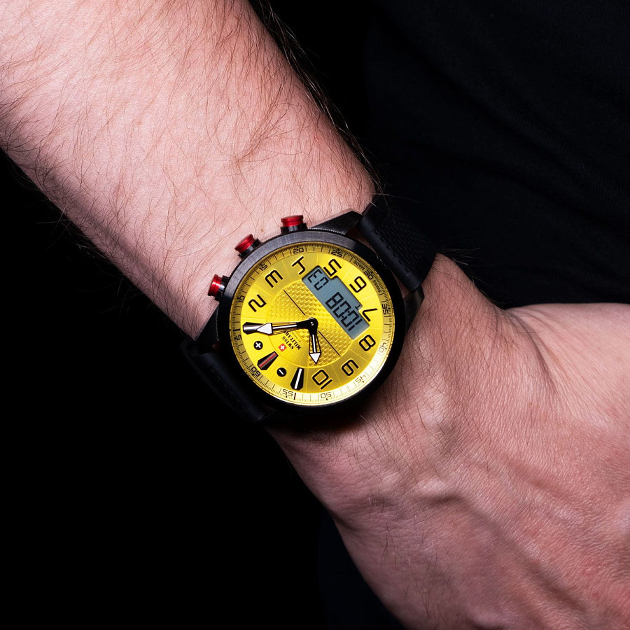 Часы Swiss Military by Chrono SM34061.03 — каучук, мужские