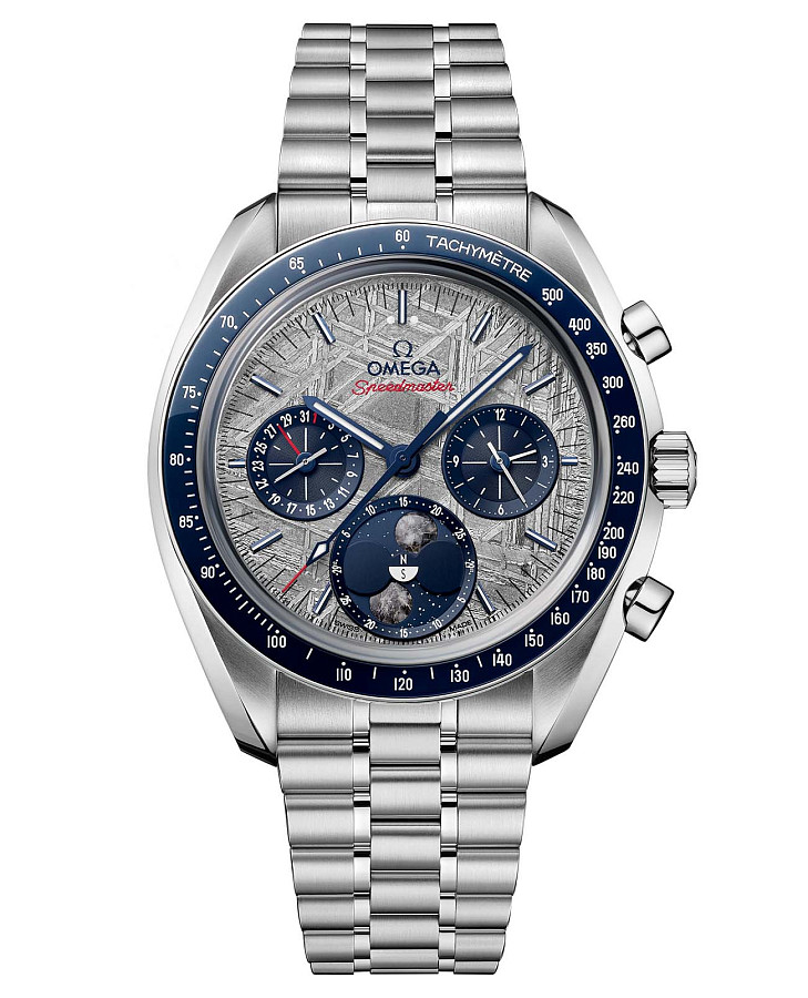 Часы Omega Speedmaster Moonphase 304.30.43.52.06.001 — мужские, серый