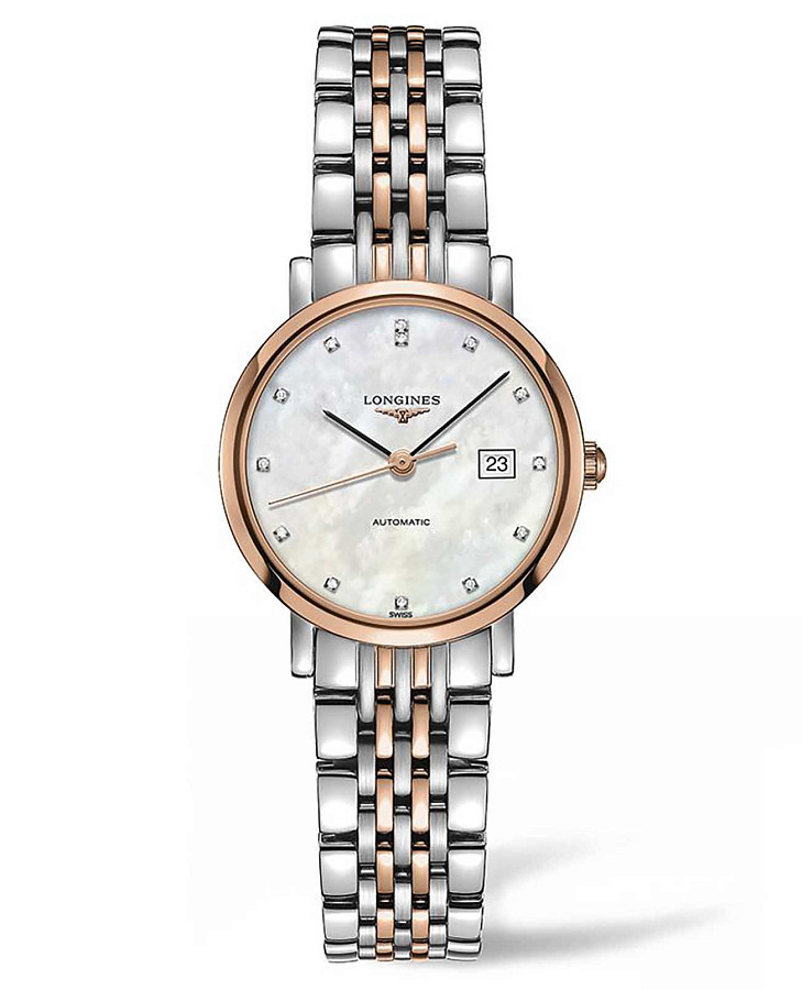 Часы Longines Elegant Collection L4.310.5.87.7 — женские, белый