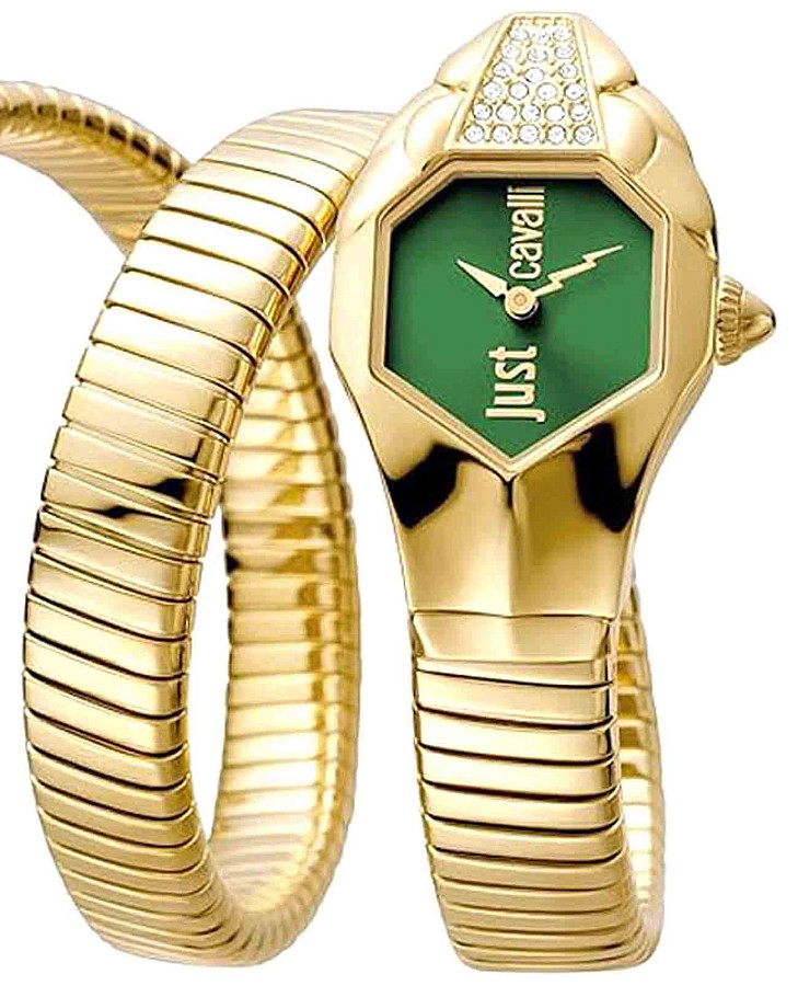 Часы Just Cavalli Just Glam JC1L022M0065 — кварцевые, металл сталь