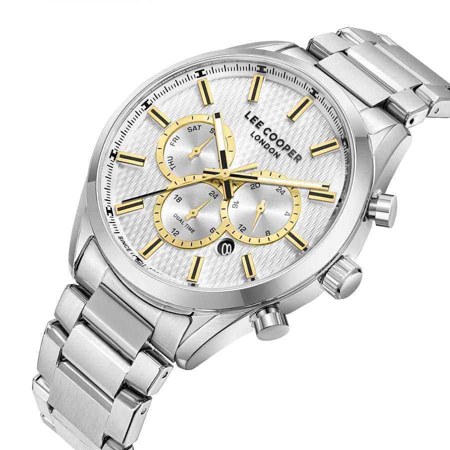 Часы Lee Cooper LC08153.330 — кварцевые, металл сталь
