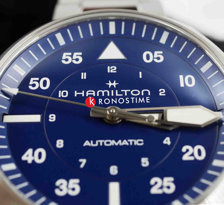 Часы Hamilton Khaki Aviation Pilot Auto H76305140 — нержавеющая сталь, мужские