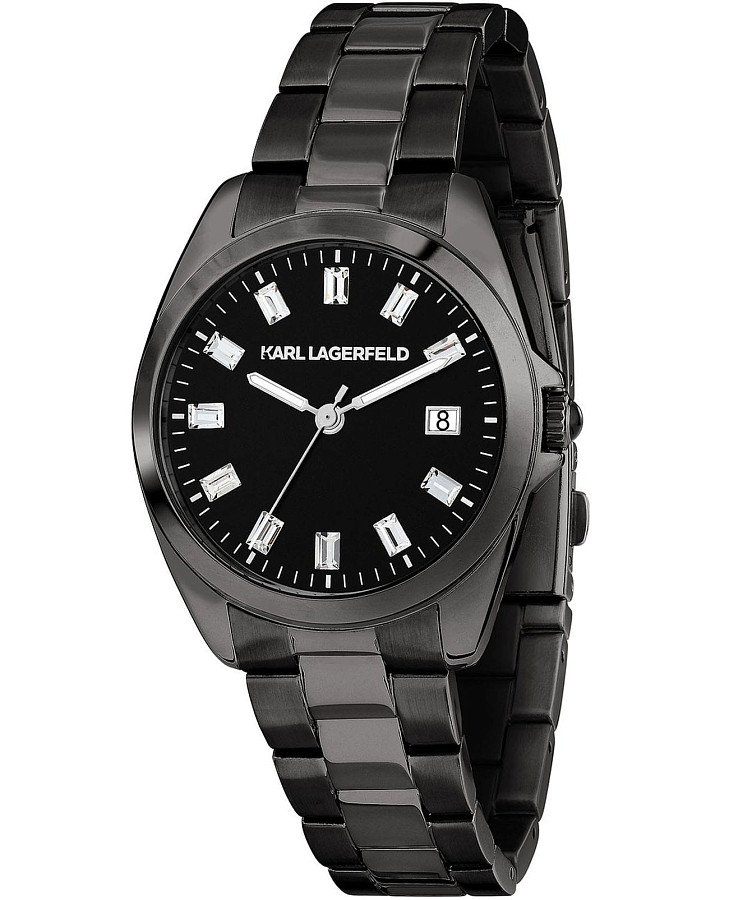 Часы Karl Lagerfeld Round Essentials R0553101513 — женские, черный
