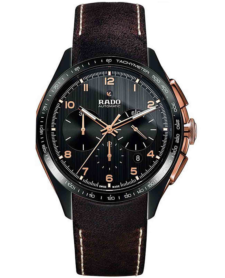 Часы Rado HyperChrome Automatic Chronograph R32168156 — мужские, черный