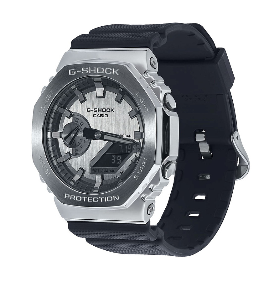 Часы Casio G-Shock GM-2100-1ADR (GM-2100-1A) — сталь металл, Япония