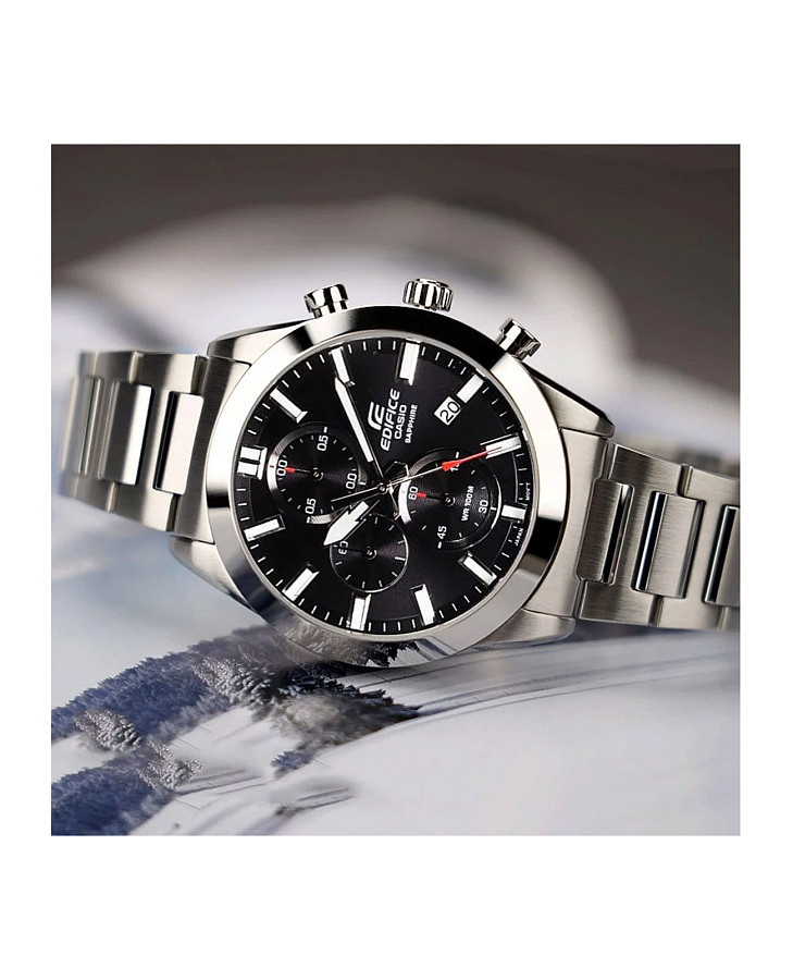 Часы Casio Edifice EFB-710D-1AVUDF (EFB-710D-1A) — нержавеющая сталь, мужские