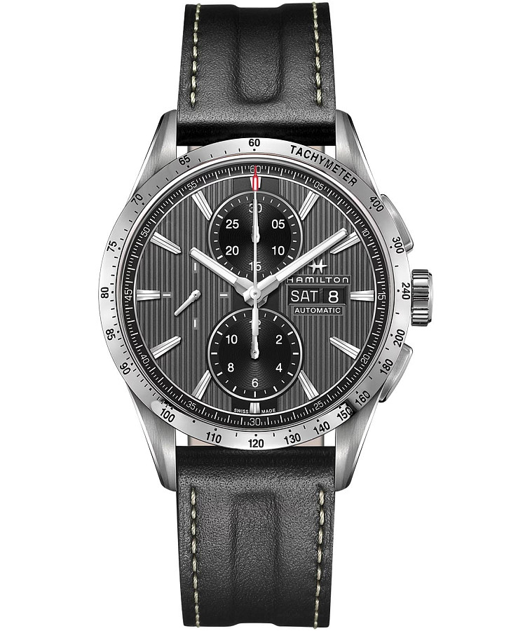 Часы Hamilton Broadway Day Date Auto Chrono H43516731 — мужские, черный