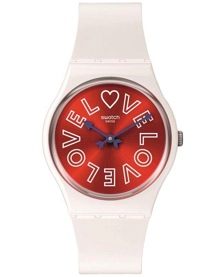 Часы Swatch Gent Biosourced Standart SO28W109 — женские, красный
