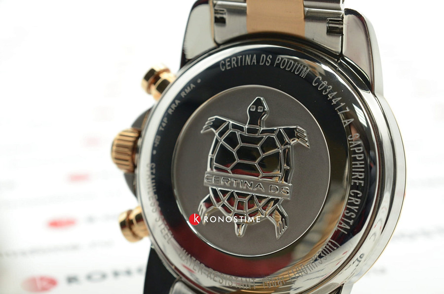 Часы Certina DS Podium Chronograph 1/10 sec C034.417.22.087.00 — Швейцария, кварцевые