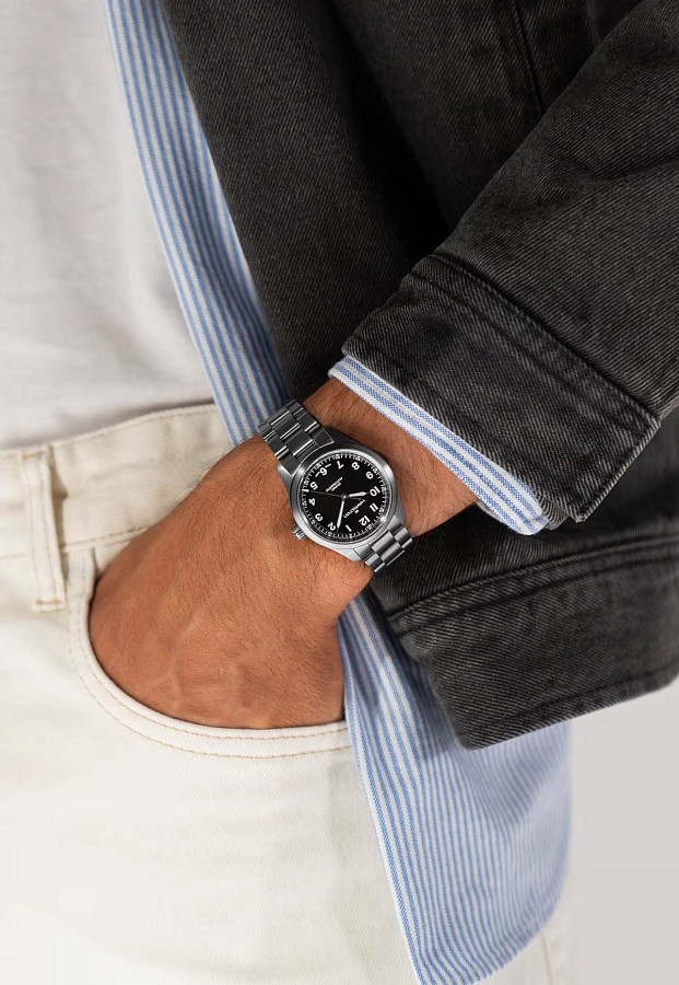 Часы Hamilton Khaki Field Titanium Auto 36mm Limited Edition Engineered Garments H70235130 — Швейцария, механические