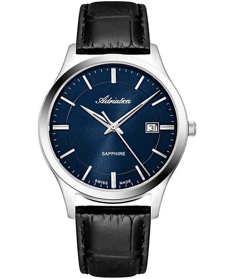 Часы Adriatica Classic A1295.5215Q — мужские, синий