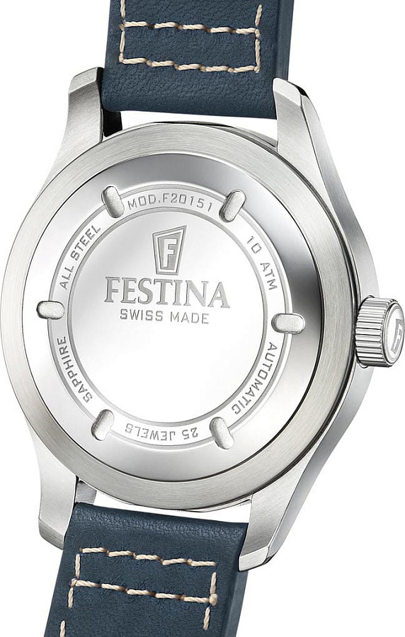 Часы Festina Automatic F20151/3 — сталь, Испания