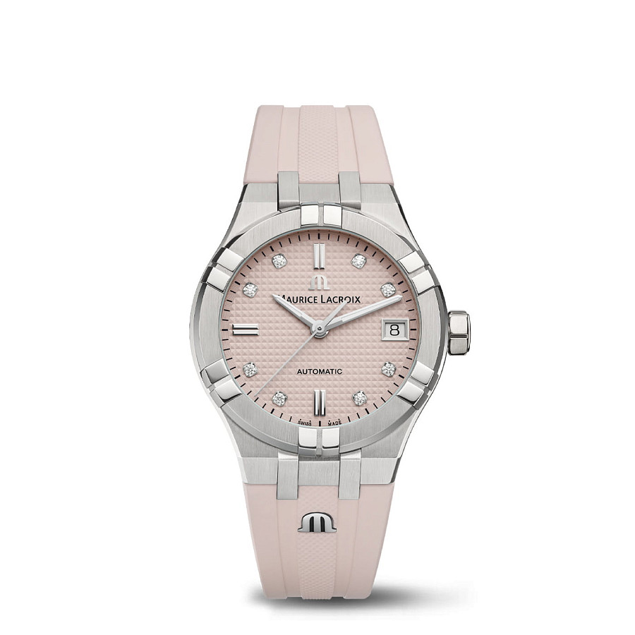 Часы Maurice Lacroix Aikon Automatic Limited Summer Edition 35 mm AI6006-SS00F-550-E — механические, сталь