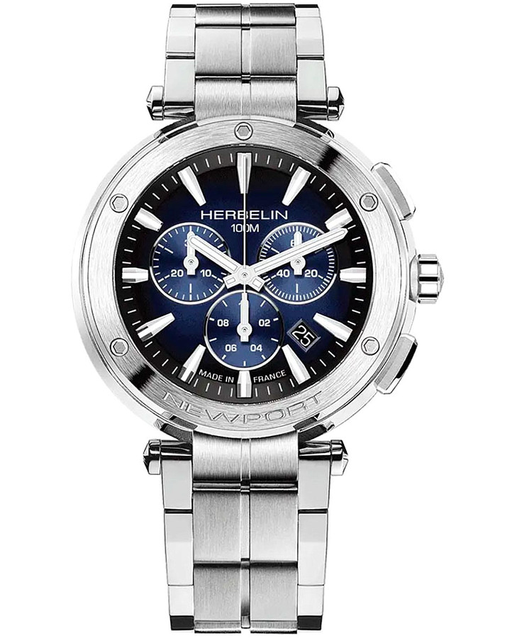 Часы Herbelin Newport Chrono 37688B35 — мужские, синий