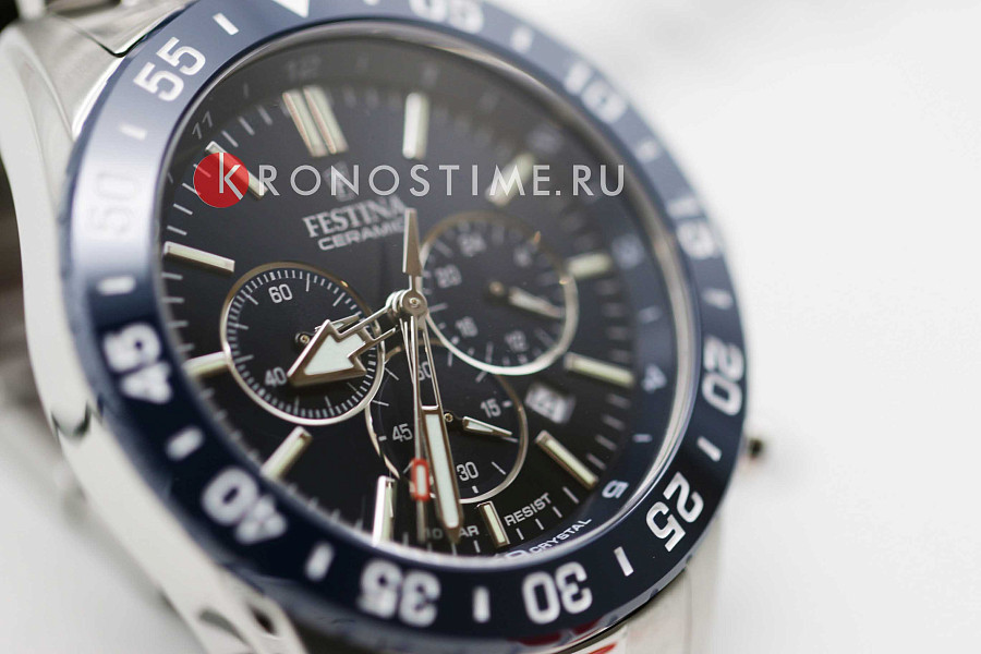 Часы Festina Ceramic F20575/2 — нержавеющая сталь, мужские