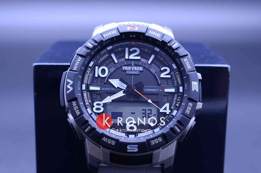 Часы Casio Pro Trek PRT-B50T-7 — пластик, Япония