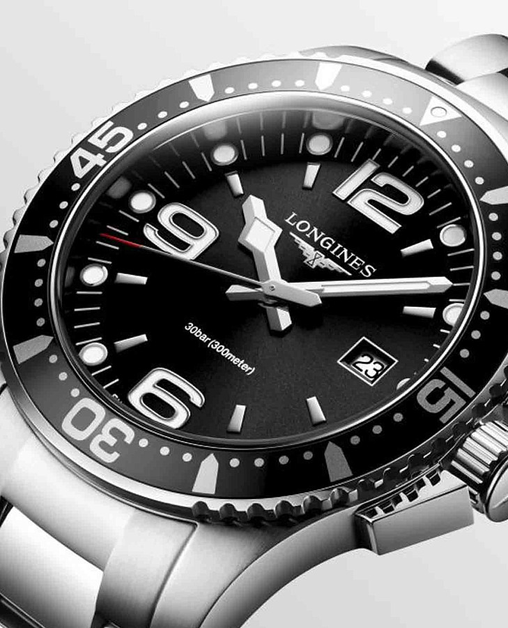 Часы Longines HydroConquest L3.730.4.56.6 — кварцевые, алюминий металл сталь