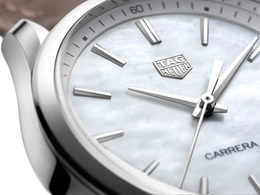 Часы TAG Heuer Carrera Lady WBK1311.FC8258 — кварцевые, сталь металл
