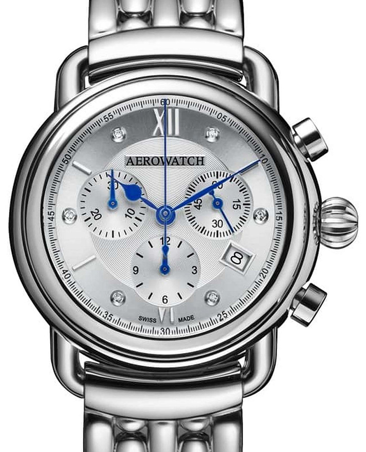 Часы Aerowatch 1942 83926 AA08 M — кварцевые, металл сталь